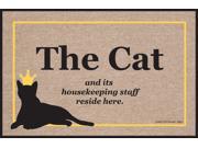 High Cotton Cat Housekeeping Staff New Doormat