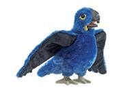 Folkmanis Blue Macaw Hand Puppet Plush