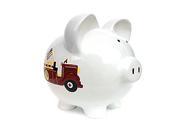 Child to Cherish Piggy Bank Fire Truck