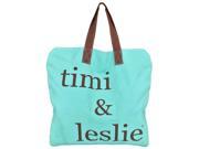 timi leslie Schlep it All Tote Aruba Turquoise
