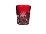 Waterford Snowflake Wishes 2011 Wishes for Joy Prestige Edition Ruby Double Old Fashioned Glass