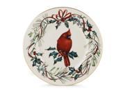 Lenox Winter Greetings Cardinal 9 Accent Plate