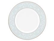 Lenox Opal Innocence Blue Accent Plate White