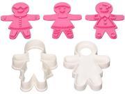 Tovolo Ginger Girl Cookie Cutter Pink