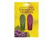 Thumbs Up Wine Bottle Stoppers Pack of 2 Assorted Colors