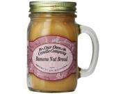 Banana Nut Bread Scented 13 Ounce Mason Jar Candle By Our Own Candle