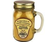 Homemade Sugar Cookie Scented 13 Ounce Mason Jar Candle By Our Own Candle