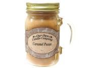 Caramel Pecan Scented 13 Ounce Mason Jar Candle By Our Own Candle