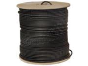 RG59 Siamese Solid Coaxial Cable 18 2 18AWG 2C Power Black 500 ft Spool