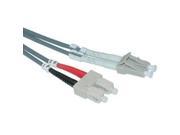 LC SC Multimode Duplex Fiber Optic Cable 50 125 1 Meter