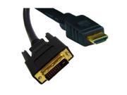 HDMI to DVI cable 15 ft CL2 rated In wall