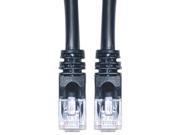 CAT6 UTP with Molded Boot 500MHz Black 3 ft