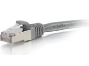 C2G 5FT CAT6A SNAGLESS SHIELDED STP NETWORK PATCH CABLE GRAY