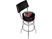 Ohio State Faded Brutus Padded Bar Stool with Back