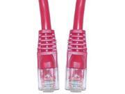 CAT6A UTP with Molded Boot 500MHz Red 25ft