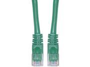 CAT6A UTP with Molded Boot 500MHz Green 1ft