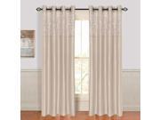 Lavish Home Sonya Grommet Curtain Panel