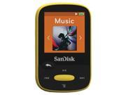 SANDISK SDMX24 004G A46Y 4GB 1.44 Clip Sport MP3 Player Yellow