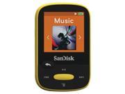 SANDISK SDMX24 008G A46Y 8GB 1.44 Clip Sport MP3 Player Yellow