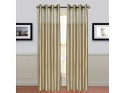 Lavish Home Alla Grommet Curtain Panel 108 Taupe