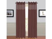 Set of 2 Lavish Home Alla Grommet Curtain Panel 108