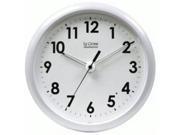 Illuminated 10in Clock White