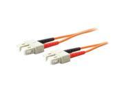 AddOncomputer.com 15m Multi Mode fiber MMF Duplex SC SC OM1 Orange Patch Cable