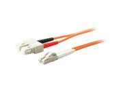 AddOncomputer.com 20m Multi Mode fiber MMF Duplex SC LC OM1 Orange Patch Cable