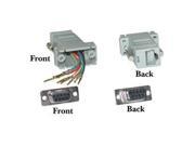 DB9 Female RJ45 Color Gray