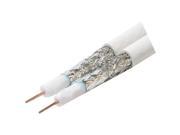 STEREN 200 948WH Dual RG6 U CCS Cable 500ft White
