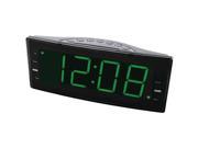 NAXA NRC 166 Easy Read Dual Alarm Clock with Jumbo Display USB Charger