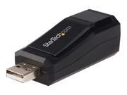 StarTech.com Compact Black USB 2.0 to 10 100 Mbps Ethernet Networ ...