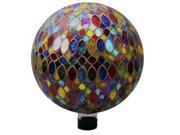 Mosaic Glass Multi Shape Tile Gazing Globe