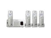Panasonic Link2Cell KX TGE274S DECT 6.0 1.90 GHz Cordless Phone Silver Cordless 1 x Phone Line