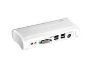 TRENDnet 2 port DVI USB KVM Switch with Audio Kit 2 x 1 2 x Type B USB 2 x DVI I