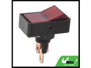 12 24V 15A Red Light Illuminated 3 Pins SPST ON OFF Snap in Boat Rocker Switch