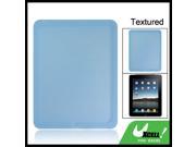 For Apple iPad 1 Textured Cornflower Blue Silione Skin