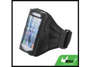 Adjustable Black Mesh Running Sports Jogging Armband Case Cover for iPhone 5 5G