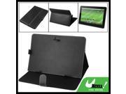 Black Faux Leather Cover Pouch Case Holder for 10 10.1 Tablet PC Android MID
