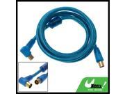 1.5m Male to Male TV Coaxial RF Fly Lead Aerial Cable