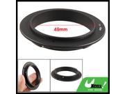49mm Reverse Macro Lens Blk Adapter Ring for Canon EOS