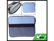 Blue Two way Zipper Laptop Pouch Sleeve for iPad 1G