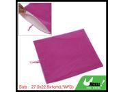 Amaranth Fabric Bead Cord Protective Bag for iPad 1