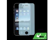 Clear Blue Plastic Screen Protector for iPhone 4 4G