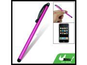 Amaranth Pink Clip Design Stylus Pen for iPhone 3G