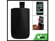 Blk Faux Leather Pouch Sleeve Case Bag for iPhone 3G