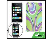 Plastic Colorful Printed Back Cover Shell for iPhone 3G