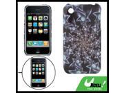 For iPhone 3G Plastic Smooth Case Black Guard Cover