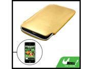 Gold tone Faux Leather Case for Apple iPhone 1st Gen