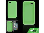 Green Nonslip Silicone Protector for Apple iPhone 4